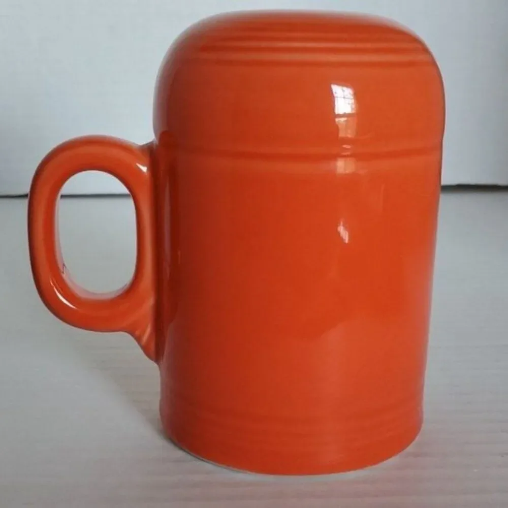 Fiestaware Fiesta Pepper Shaker Extra Large Range Ceramic Container Poppy Orange